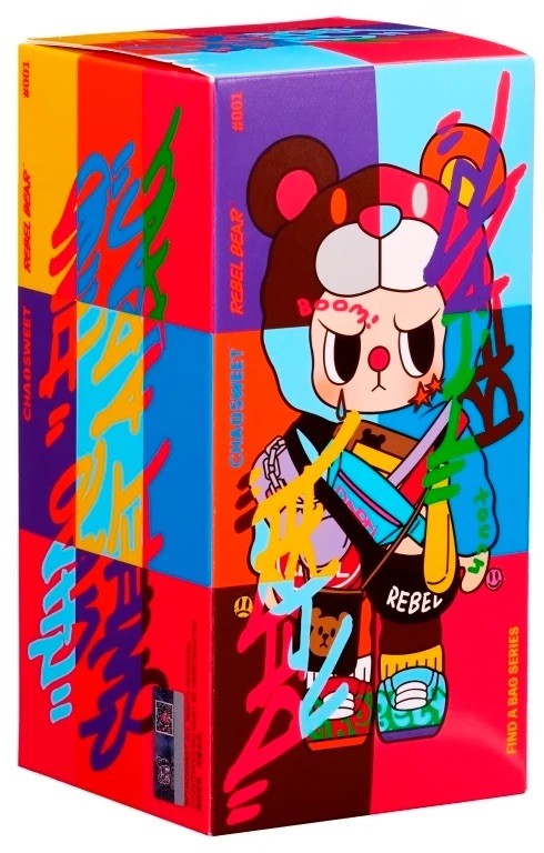 POP CUPPO Rebel Bear Movable Bag Series