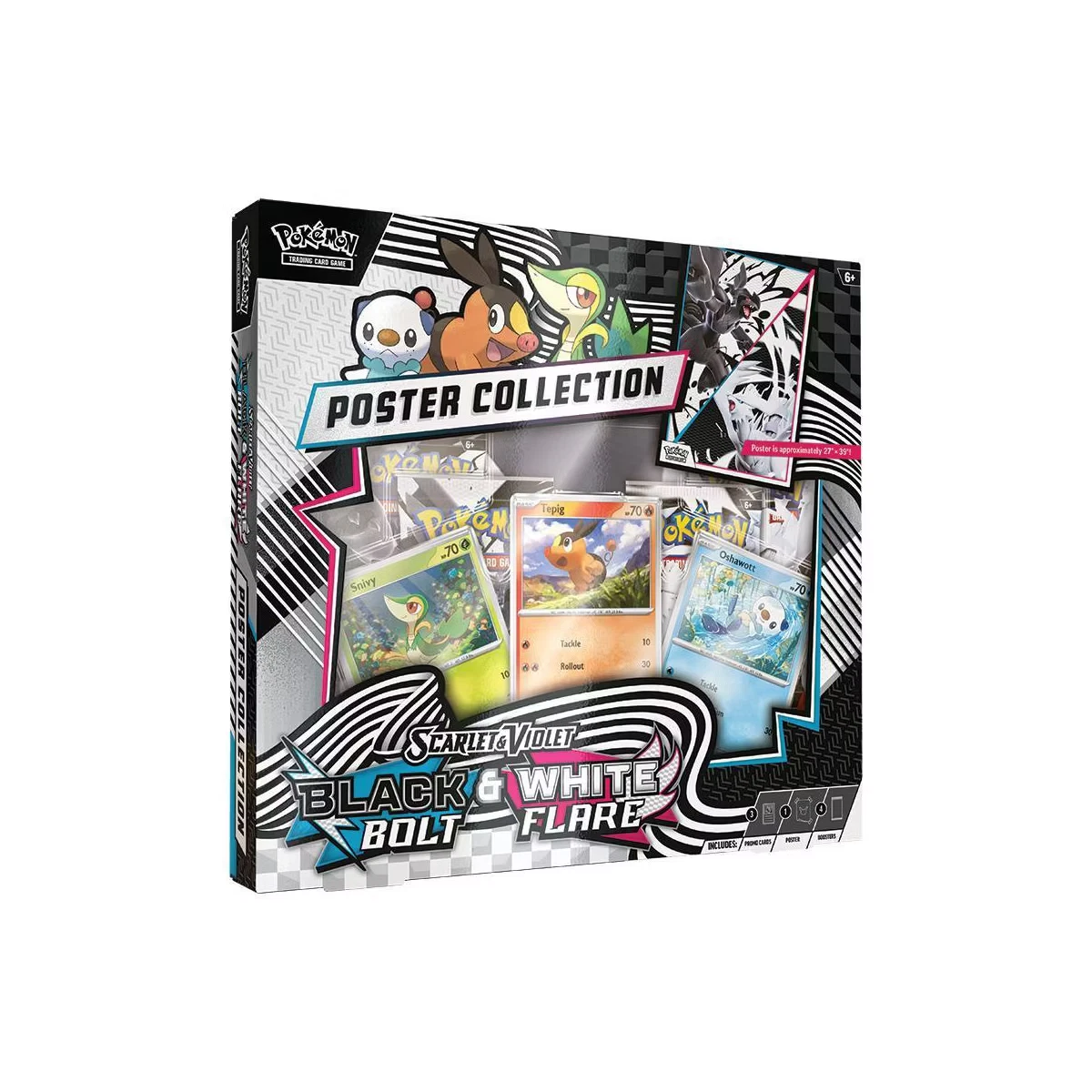 Pokemon TCG Black Bolt & White Flare Poster Collection
