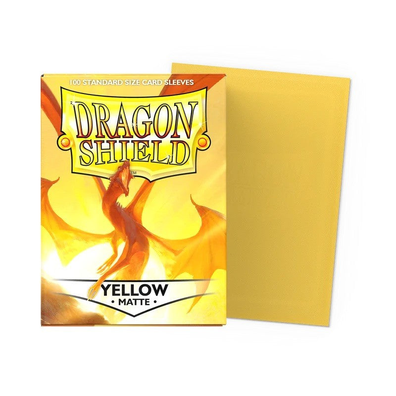 Dragon Shield Sleeves - Matte Yellow