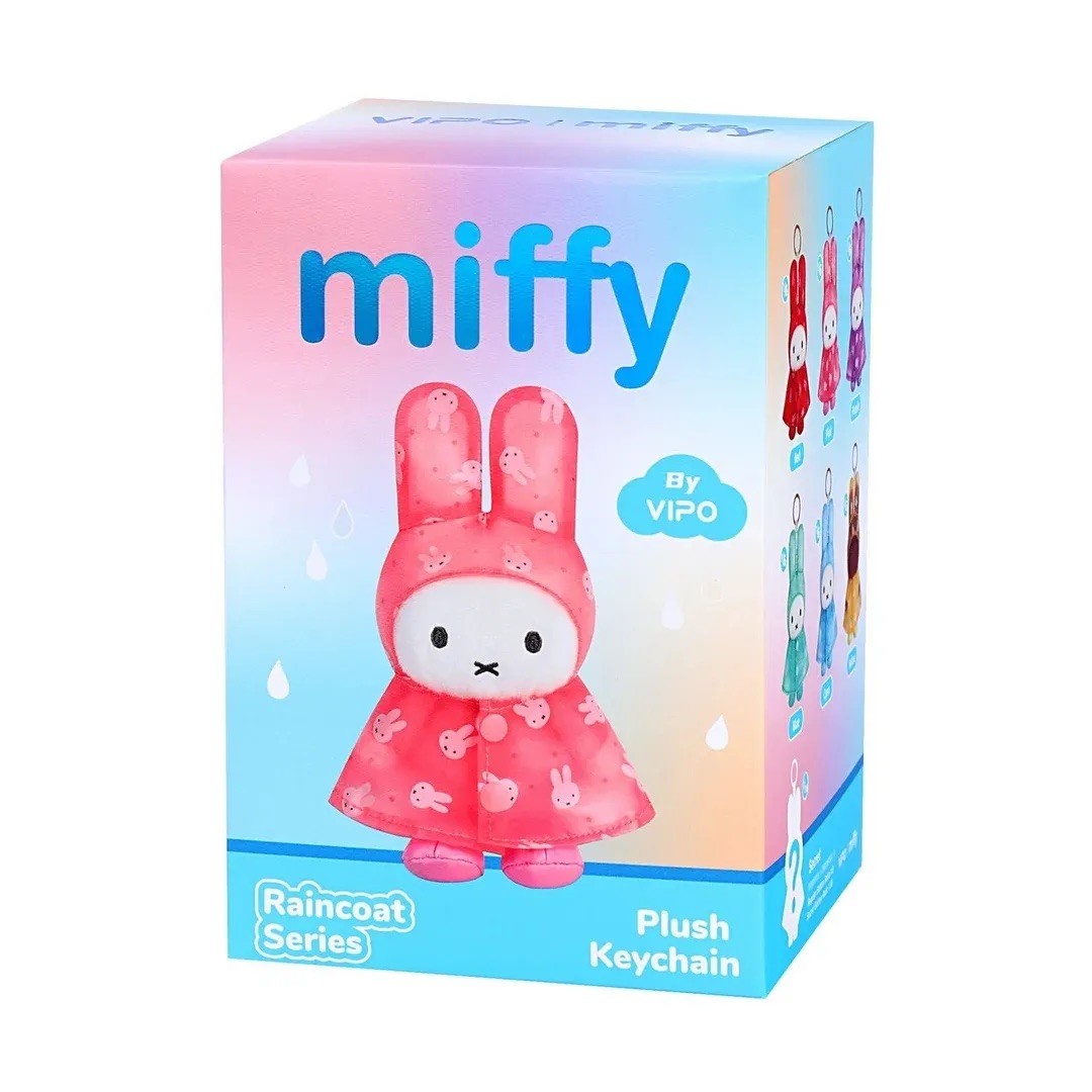 MIFFY RAINCOAT SERIES PLUSH KEYCHAIN BLIND BOX