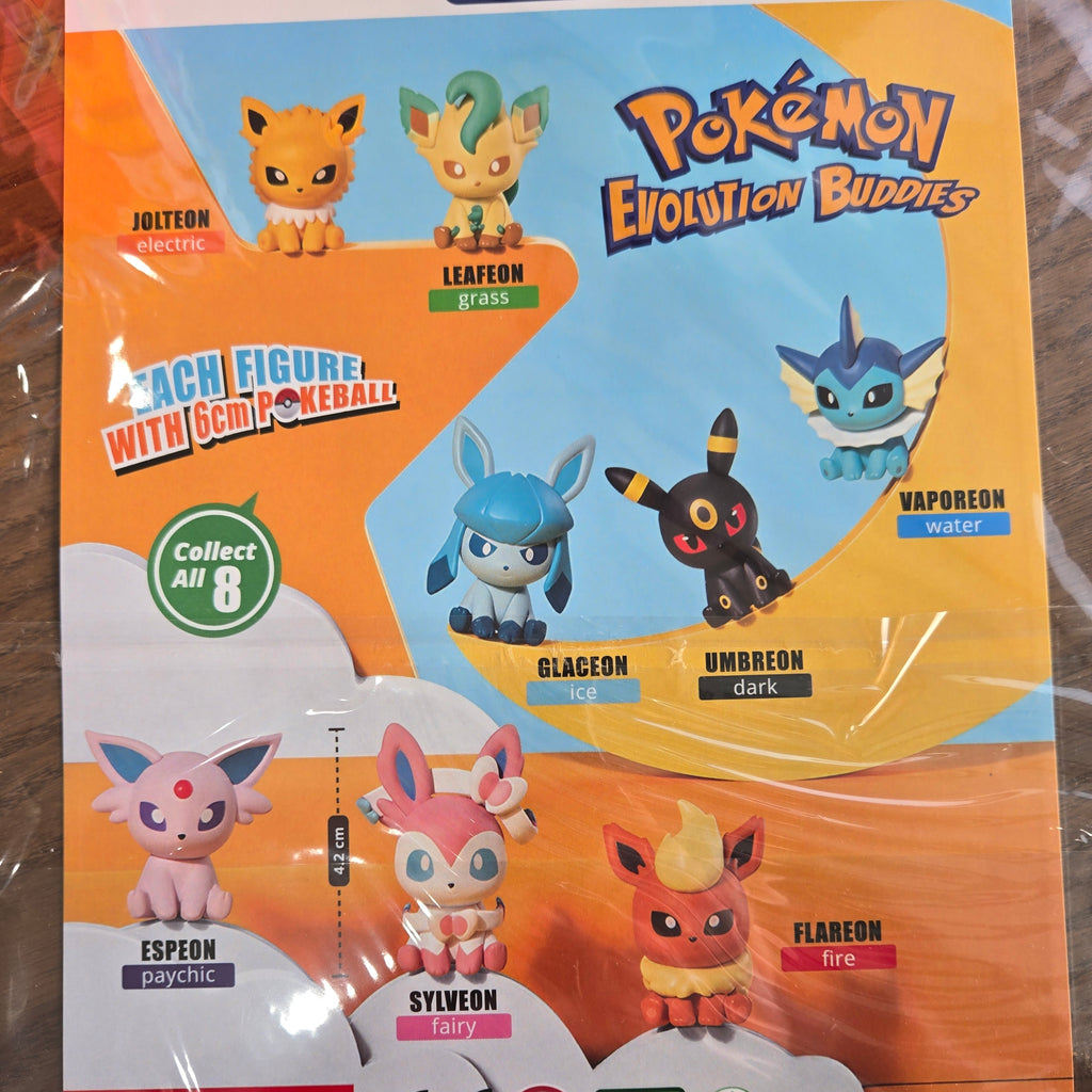 Pokemon Eevee Evolution Buddies Capsule Toy