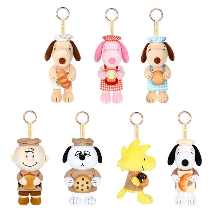 Peanuts Bakery Plush Keychain Blind Box