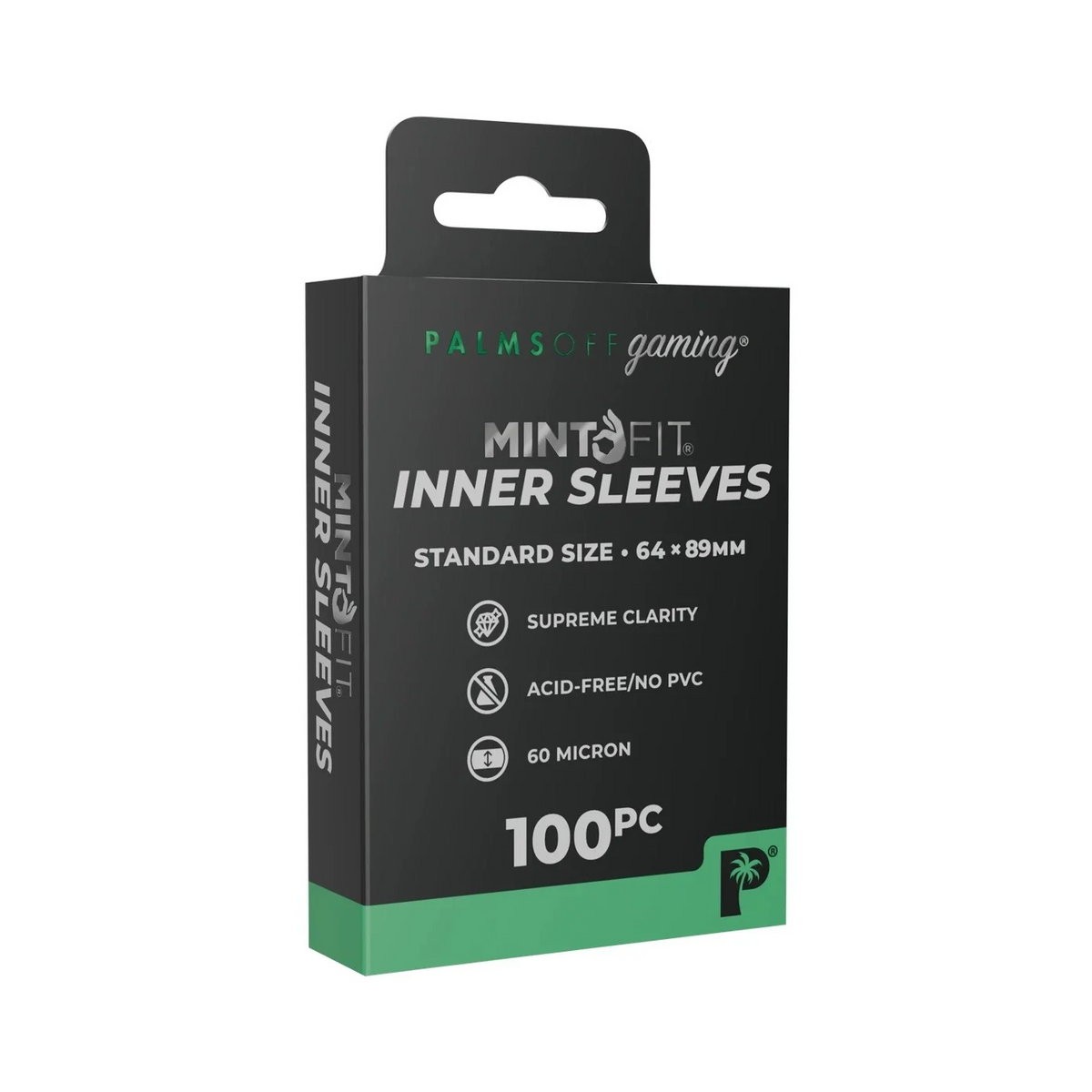 Palms Off Gaming - MintFit Inner Sleeves - Standard Size - 100pc