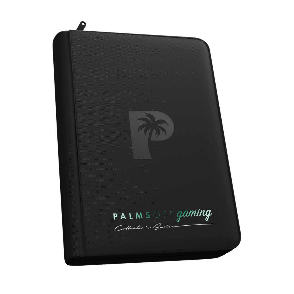 Palms Off Gaming - Collector's Series 4 Pocket Zip Binder - Black