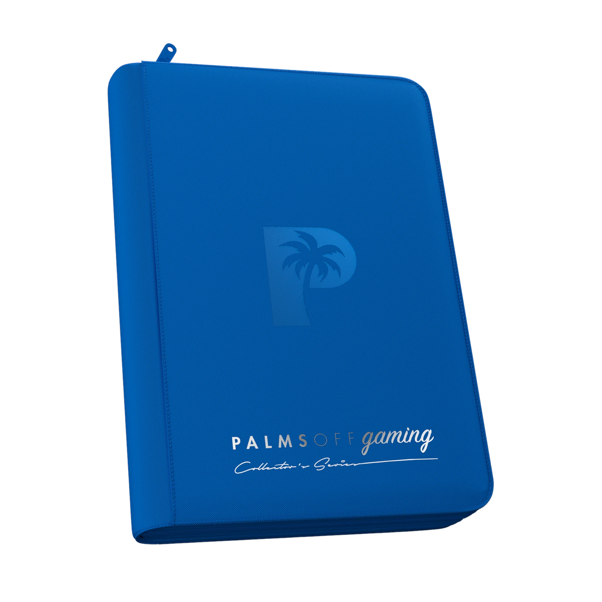 Palms Off Gaming - Collector's Series 4 Pocket Zip Binder - Blue
