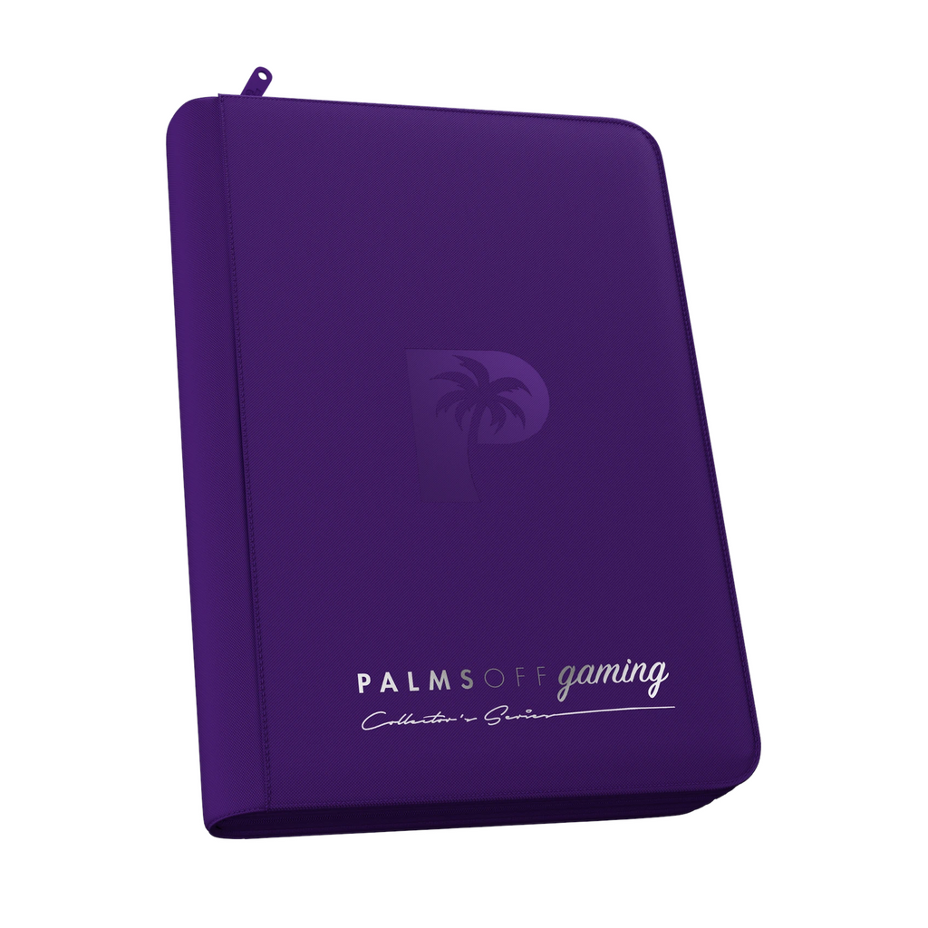 Palms Off Gaming - Collector's Series 4 Pocket Zip Binder - Purple