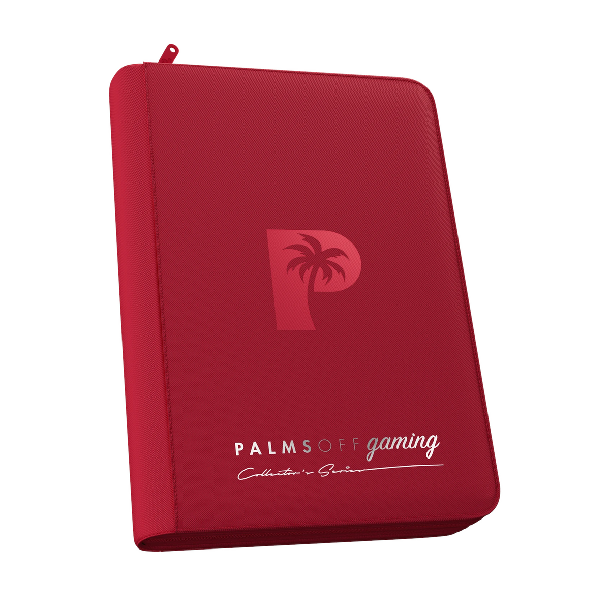 Palms Off Gaming - Collector's Series 4 Pocket Zip Binder - Red