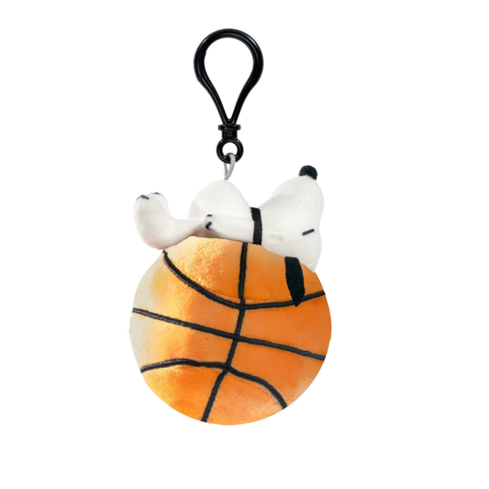 Peanuts Snoopy Sports Plush Keychain