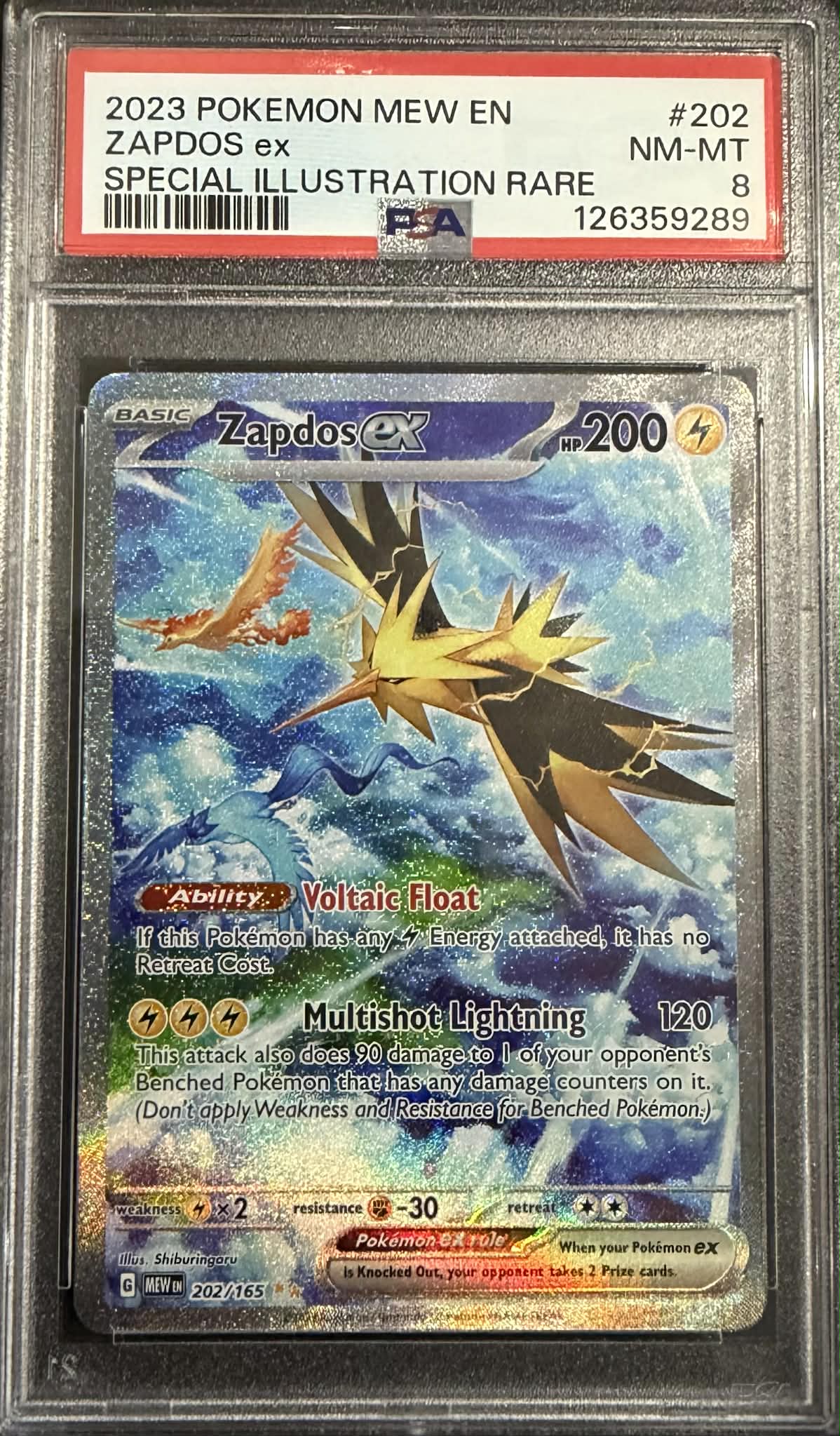 ZAPDOS ex #202 MEW EN